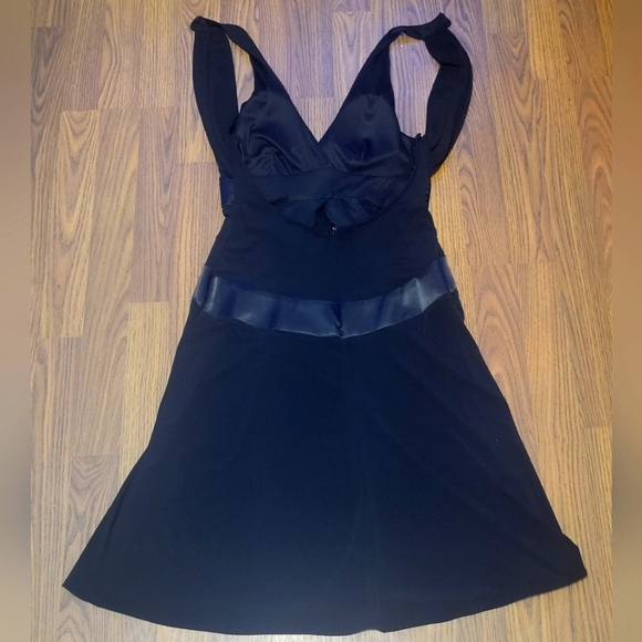 Majora Black Cocktail Dress Made in Canada Medium A54 - Picture 3 of 6